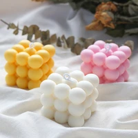 diy cube candle silicone molds handmade soap crafts aromatherapy plaster 3d resin mold baking chocolate dessert cake mould tool