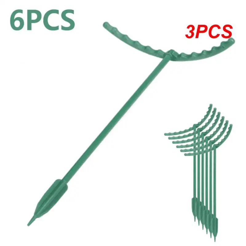 

3PCS Plant Support Plant Stakes Half Round Plant Support Ring Plastic Plant Cage Holder Flower Pot Climbing Trellis
