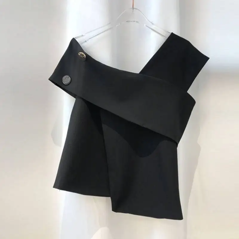 

Women's tops wear off-the-shoulder shirts Women's 2022 new one-word collar tops summer feminist clothes