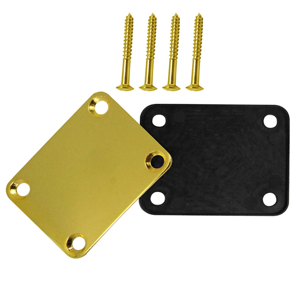 

Neck Plate Guitar Partelectric Bass Replacement Mounting Backscrews Plates
