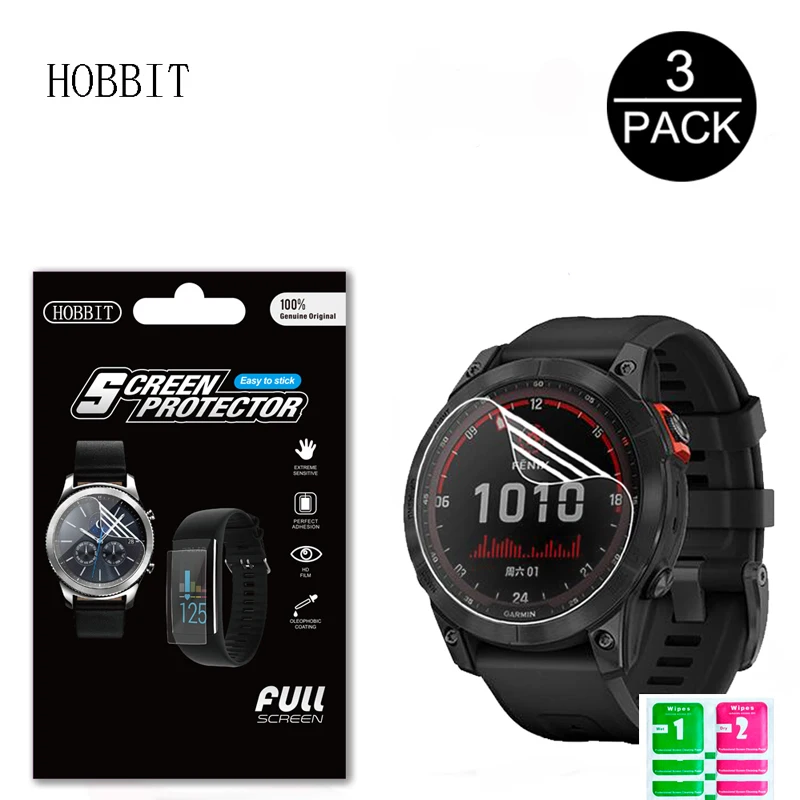 

3 шт., Гидрогелевая Защитная пленка для смарт-часов Garmin Fenix 7 7X 7S Epix
