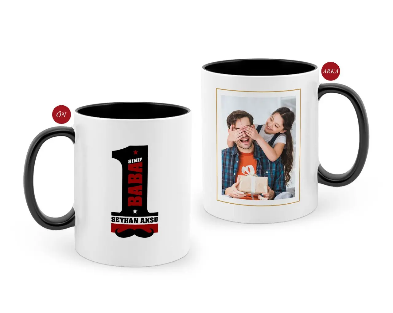 

Персонализированные Fathers Day Gift», «фото черный, белый цвет кружка Bardak-1