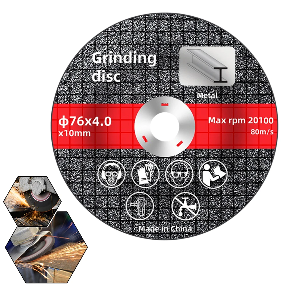 

76mm Cutting Disc Circular Resin Saw Blade Grinding Wheel For Angle Grinder Metal Hard Materials Cutting Power Tool Accessories
