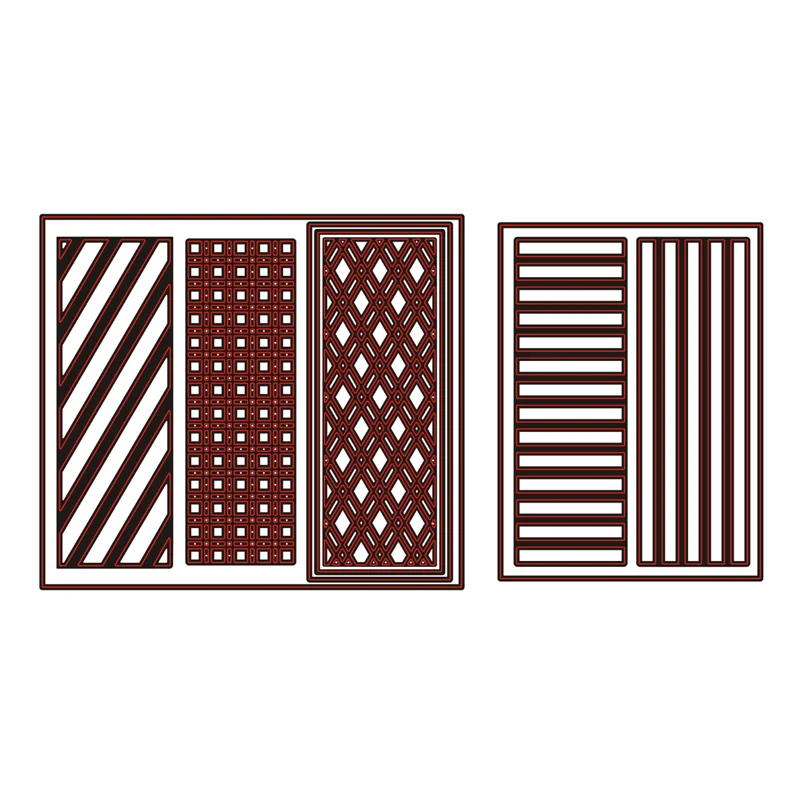 Полосатый фон 2022 новые металлические штампы и скрапбукинг для изготовления