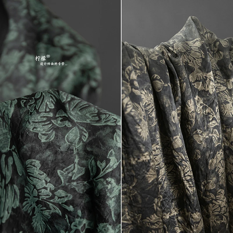 100% ацетатная рельефная жаккардовая текстурированная ткань приятная для кожи