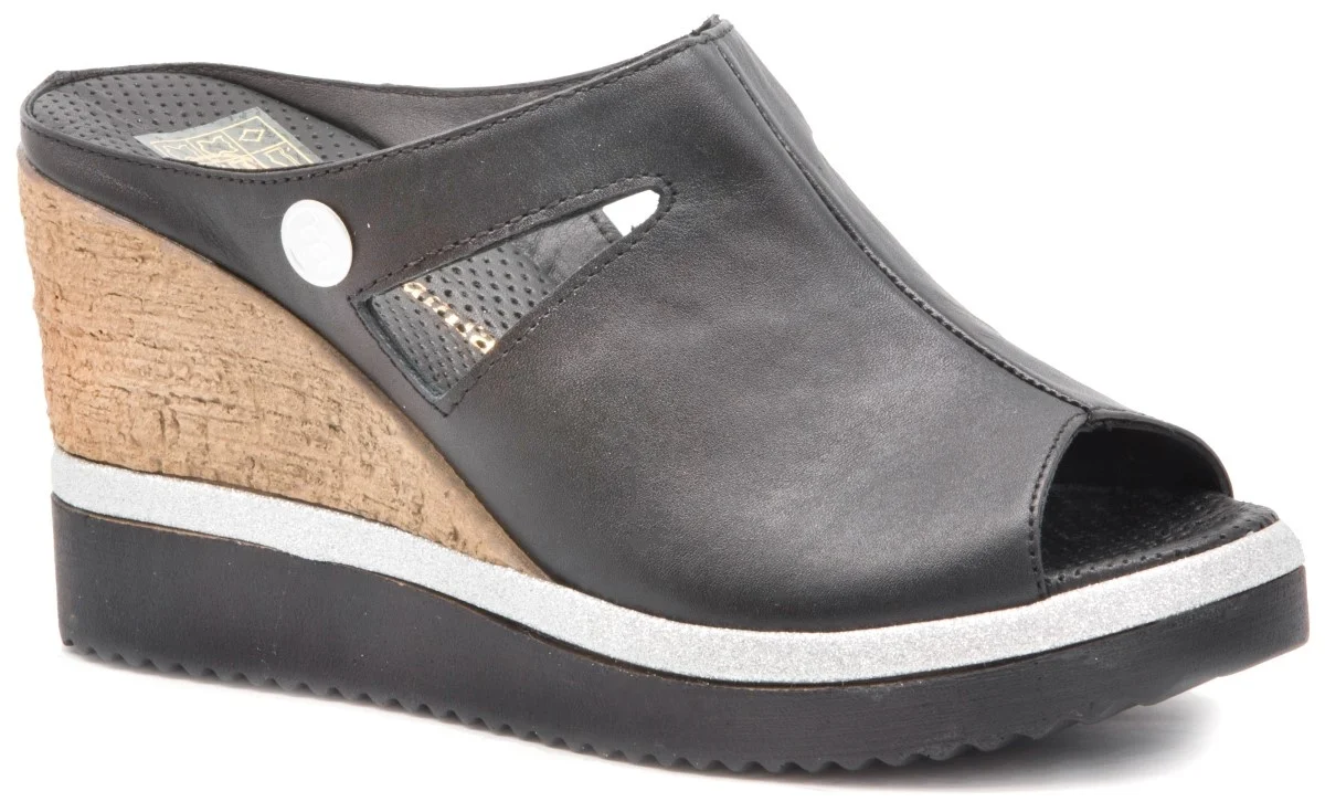 

Mammamia D22YT 2255 BLACK Women Shoes Slippers-Sandals
