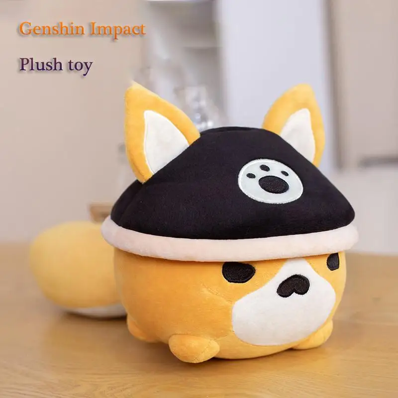 

Genshin Impact Goro Shiba Inu Plush Toy Anime Game Peripherals Two-dimensional Dog Doll Pillow Toys For Children