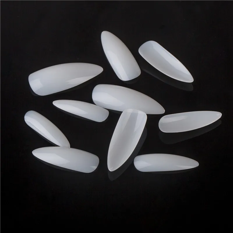 100 шт./упак. профессиональный накладные ногти для ног полного покрытия