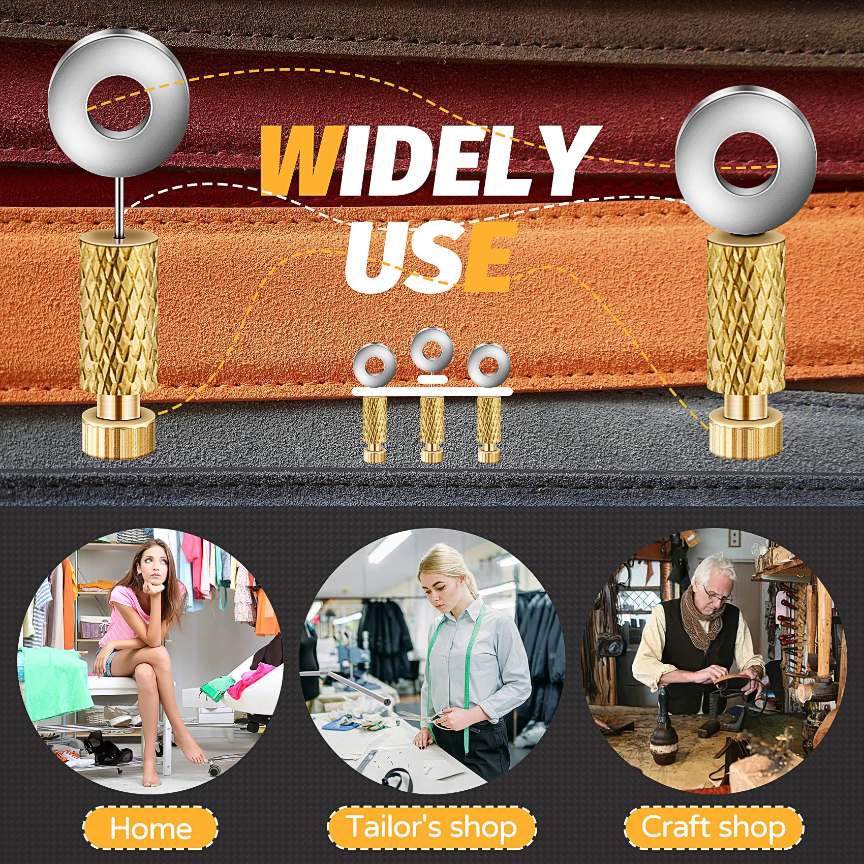 6 шт. положение для ручного шитья из кожи сделай сам расположение инструмента