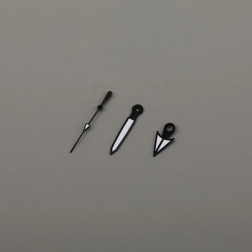 Зеленая светящаяся модель skx007 6105 стрелки часов подходят для движения nh35 nh36