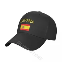 spain spanish flag baseball cap hat sport printed summer outdoor hip hop boys black casual spring czapka solid color