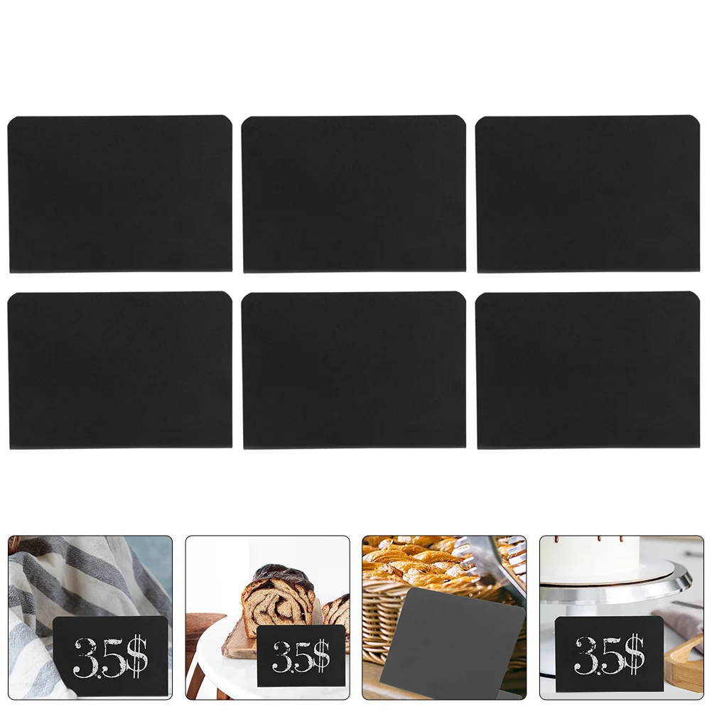 

12pcs Drawing Blackboards Multifunctional Chalkboards Desktop Price Boards Message Sign