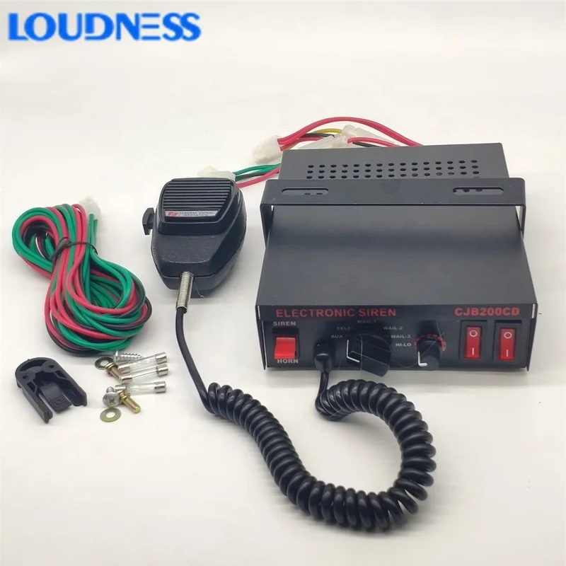 

Good Quality DC12V DC24V CJB 200w Police Siren
