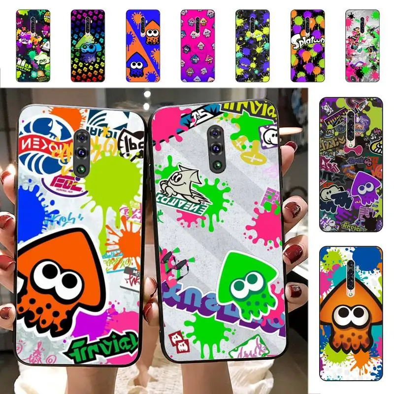 

Game Splatoon Phone Case for Vivo Y91C Y11 17 19 17 67 81 Oppo A9 2020 Realme c3