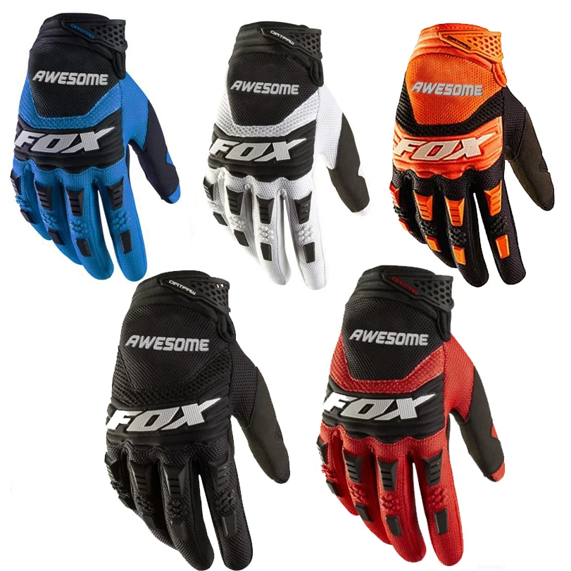 

Hot Downhill Motocross Bicycle Gloves Motorcycle MX ATV Off Road Racing DH Gloves Cycling MTB BMX Dirt Bike Gloves Full Finger