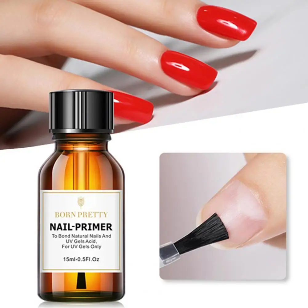 

Nail Prep UV LED Nail Polish Nail Art Dehydrator And Nail-Primer Set, Free Grinding Nail Art, No Need Of Lamp Gel Tool 15ML