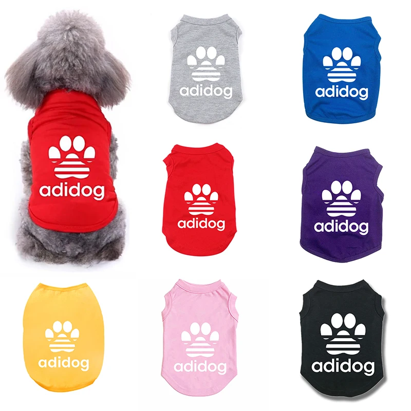

Adidog Dog Vest Summer Pet Dog Cooling T-Shirt Small and Medium Dog Chihuahua Yorkshire French Bulldog Puppy Clothing Wholesale