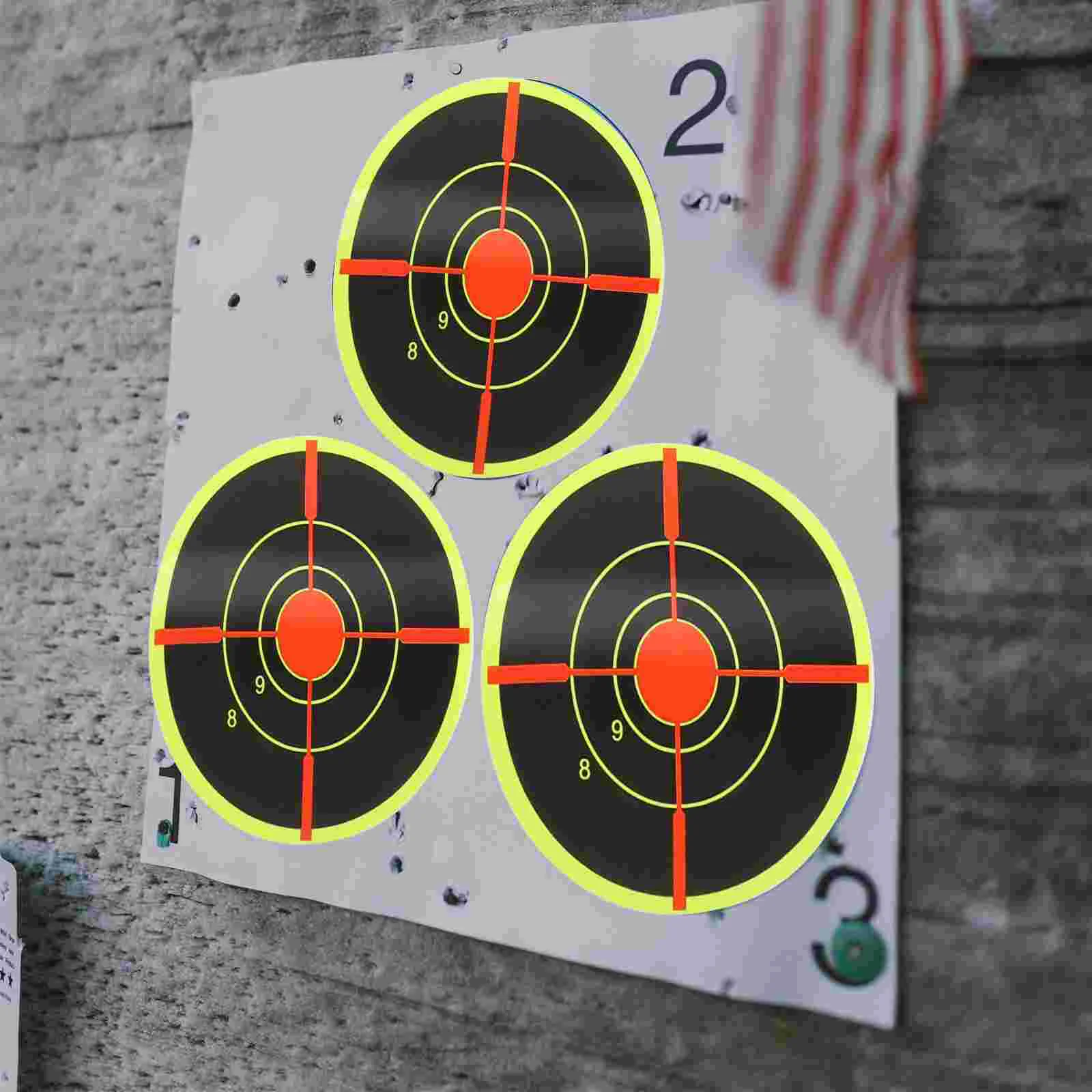 Наклейки для стрельбы из лука Bullseye круглые этикетки мишени с биркой спортивные