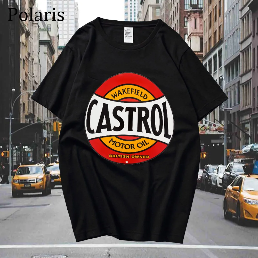 

Motor Oil Pattern Pure Cotton T Shirts Summer Men Vintage Short Sleev Tees Motorcycle Racing Clothes Oversized Retro Streetwear