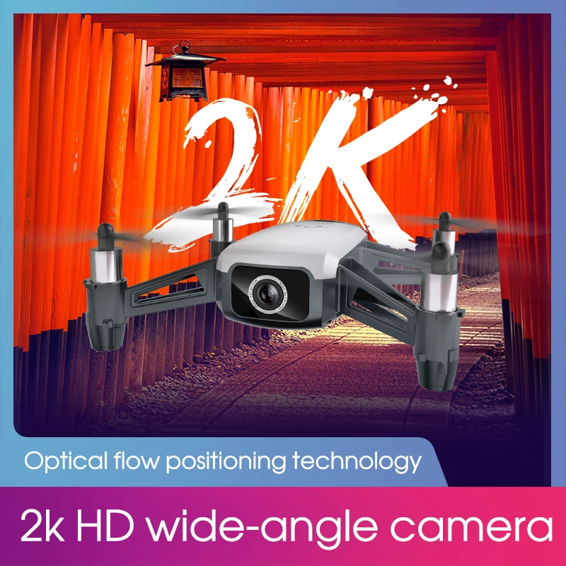 

Дрон складной с двойной камерой, 4K HD, Wi-Fi, Fpv
