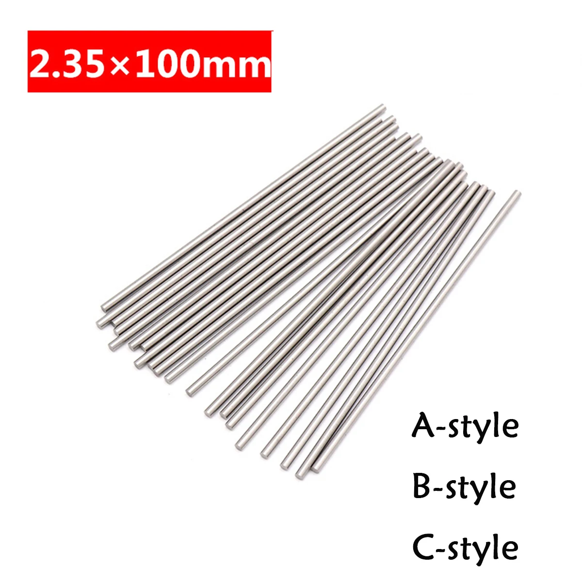

2pcs 2.35x100mm White Steel Round Bar Metric Hardened White Steel Bar Round Lathe Tool White Steel Rod Woodworking Carving Knife