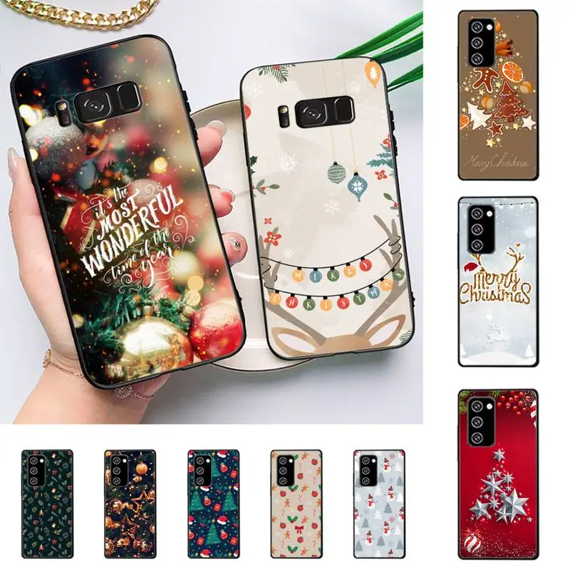 

Christmas NEW Year Phone Case For Samsung Galaxy Note 10Pro 20ultra 20 note 10lite M30S