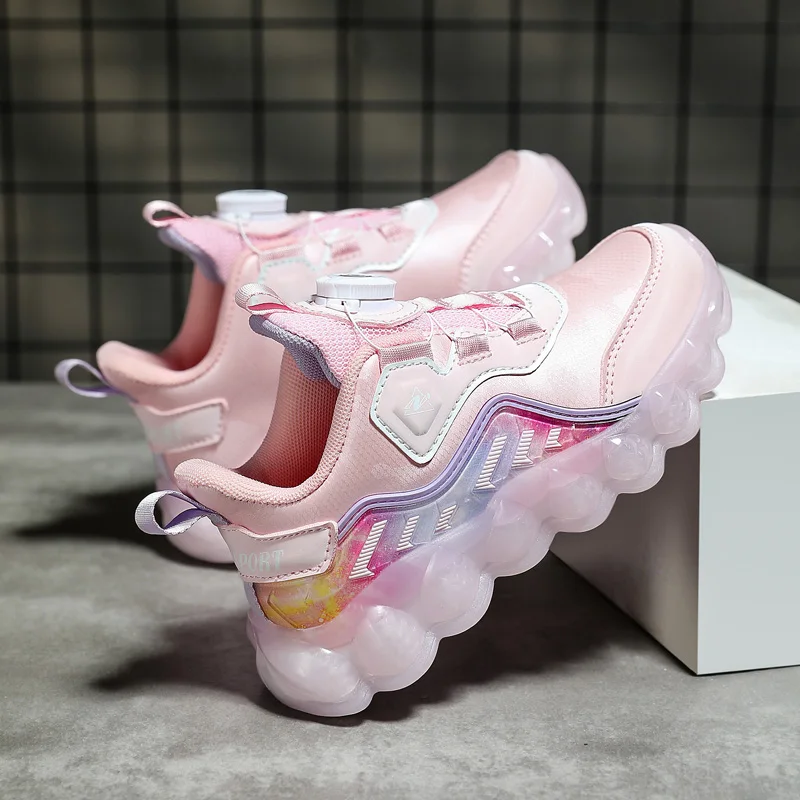 Children's Waterproof Sports Shoes Girls' Running Shoes Leather Shoes 2022 big Sizes 31-39 Boys' and Girls' Casual Shoes