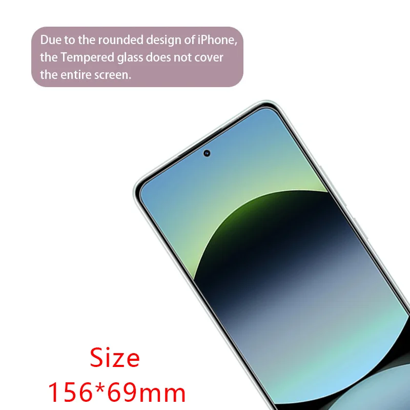 Фото Защитное стекло для чехла Xiaomi Redmi Note 14/14S (S14 4G/5G), задняя крышка для Note 14/14S/144G/145G №3