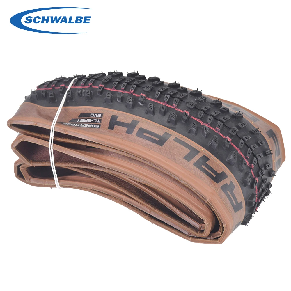 

Schwalbe Racing Ralph Ray 29x2.25 57-622 MTB Tire Brown Edge Tubeless TLE Folding Tyre with Pink Line Off-Road Bike Cycling Part