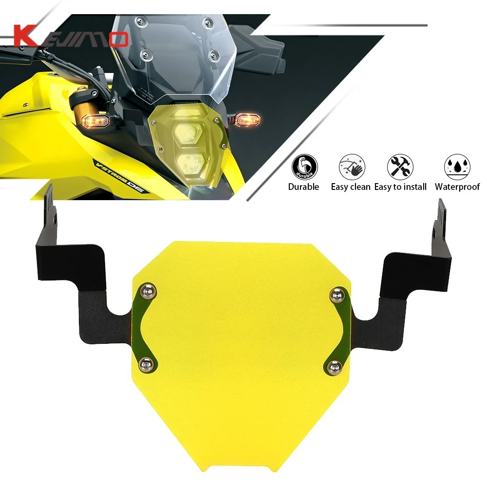 Фото Защитная накладка на фару для Suzuki V-Strom 800 DE 2023-2026, акриловая защита фары, запчасти для мотоцикла V-Strom 800DE №2