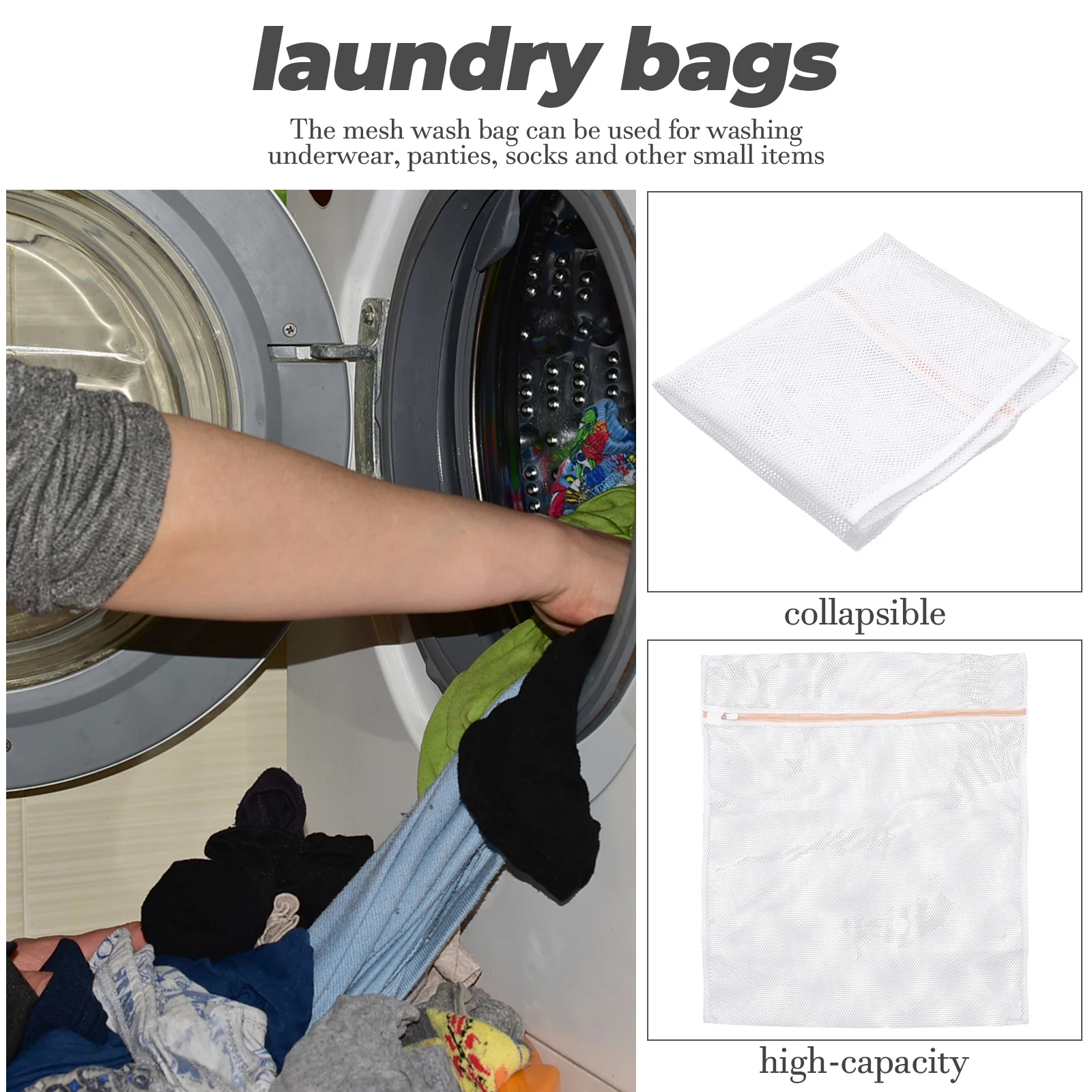 

3pcs Laundry Garment Laundry Garment Bags For Laundry Laundry Mesh Laundry Mesh Bags For Delicates Laundry Bags