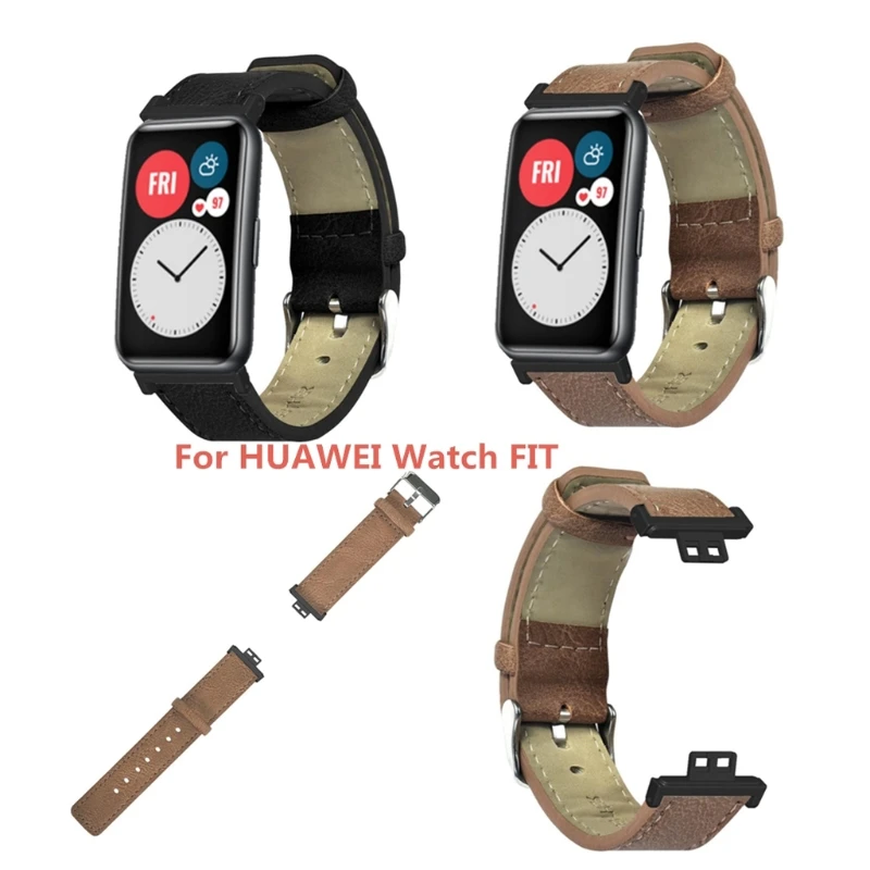 

Регулируемый кожаный ремешок для смарт-часов Huawei Watch Fit