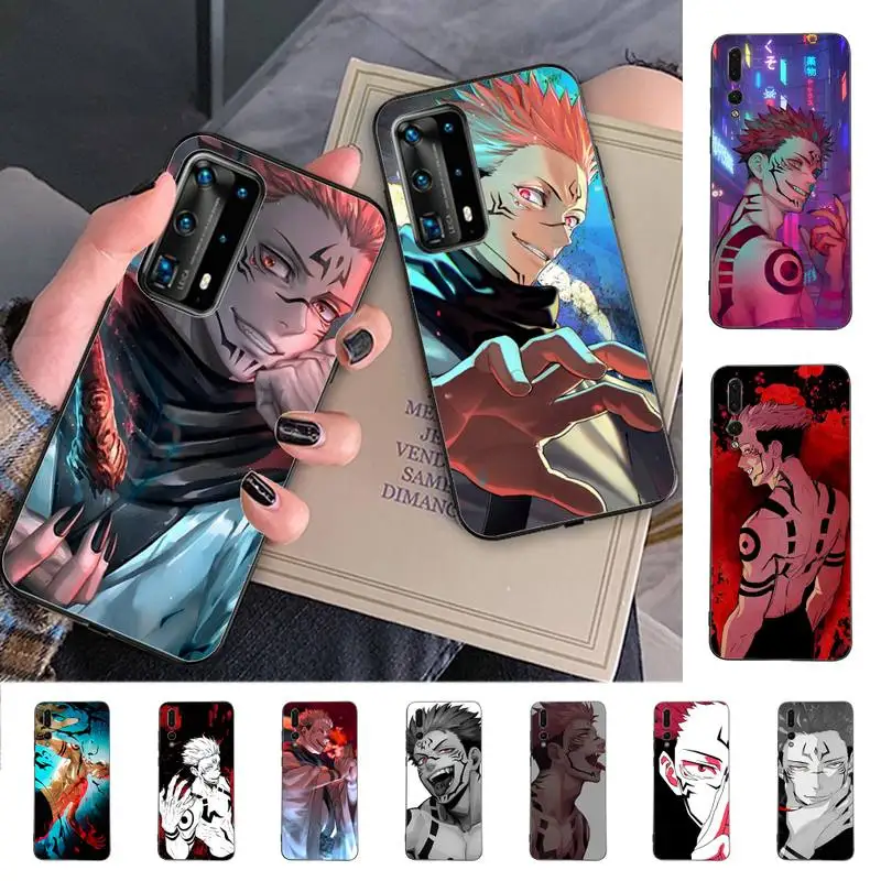 

Anime Jujutsu Kaisen Phone Case for Huawei P30 40 20 10 8 9 lite pro plus Psmart2019