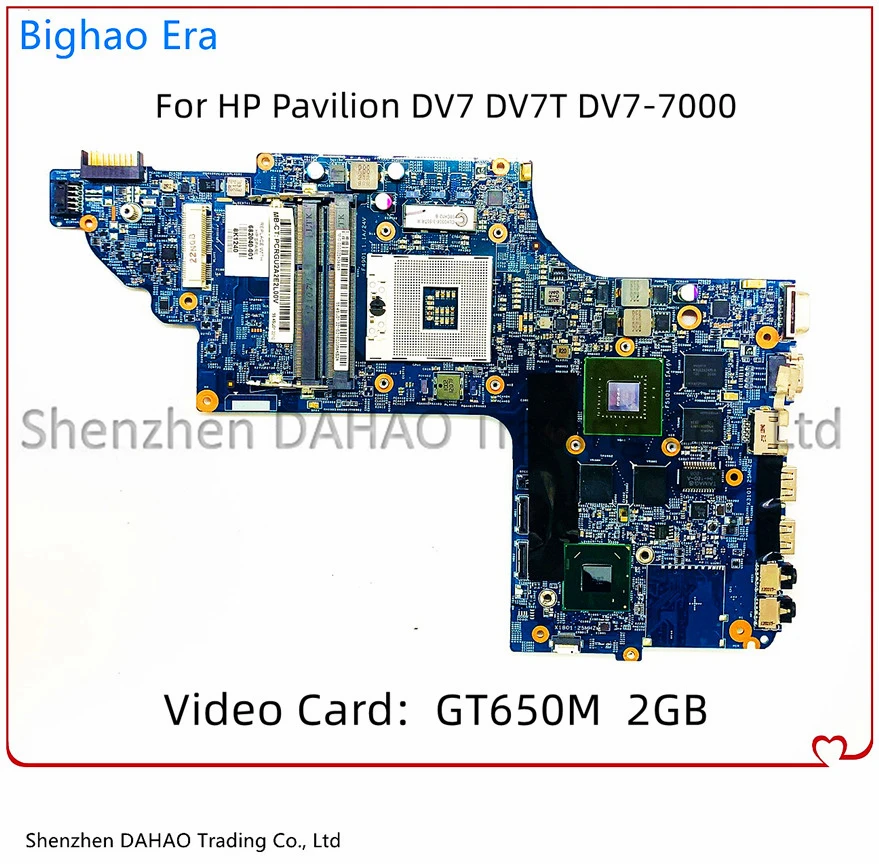 

682040-001 682040-501 For HP Pavilion DV7 DV7-7000 Laptop Motherboard With GT650M 2GB-GPU GDDR5 48.4ST06.021 11253-2 Mainboard