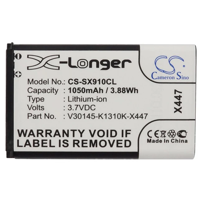 

Аккумулятор Cameron Sino 1050 мАч для Siemens Gigaset SL910 Gigaset SL910H Gigaset SL910A V30145-K1310K-X447-0-HY