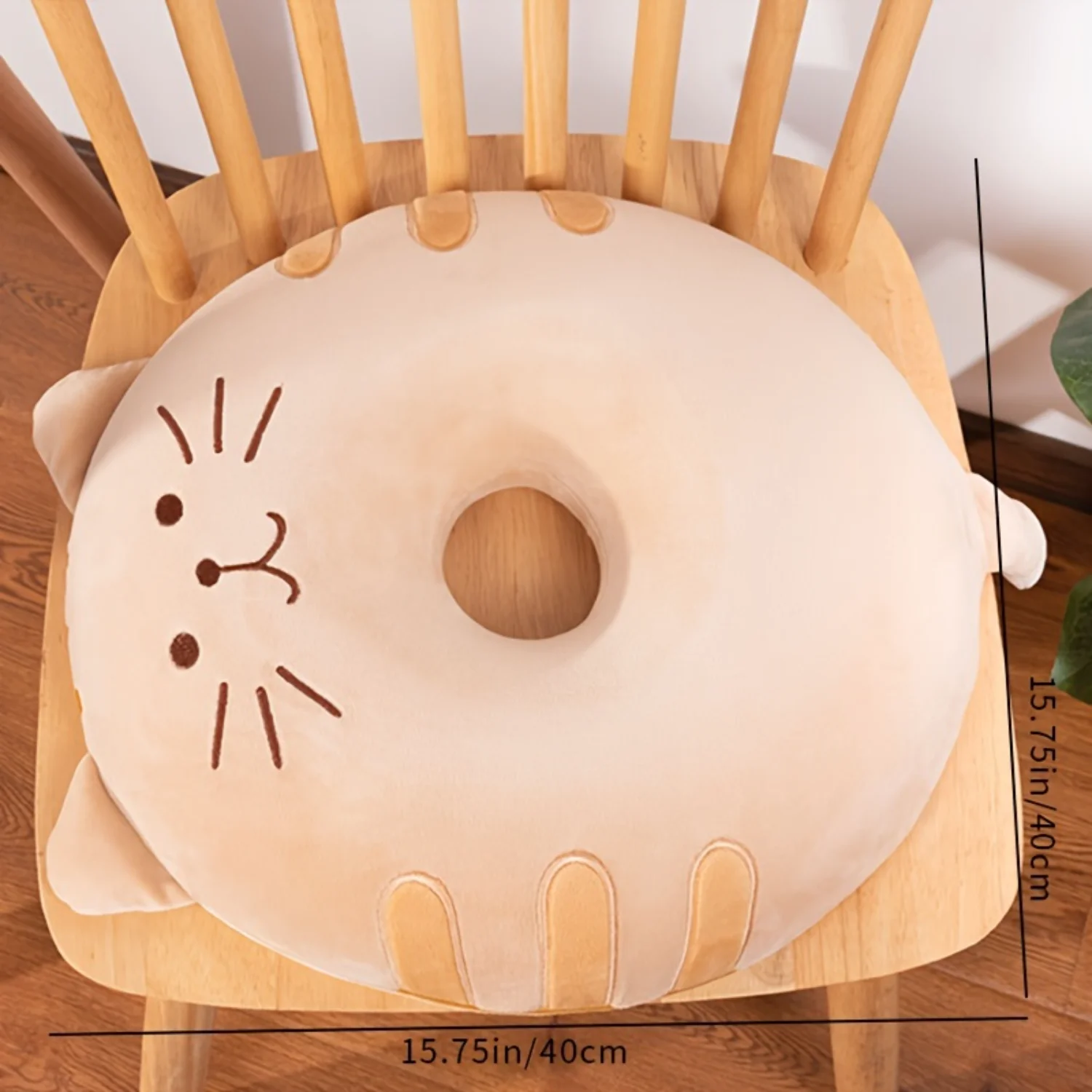 1 шт. плюшевая подушка с рисунком кота из пены эффектом памяти — идеальная