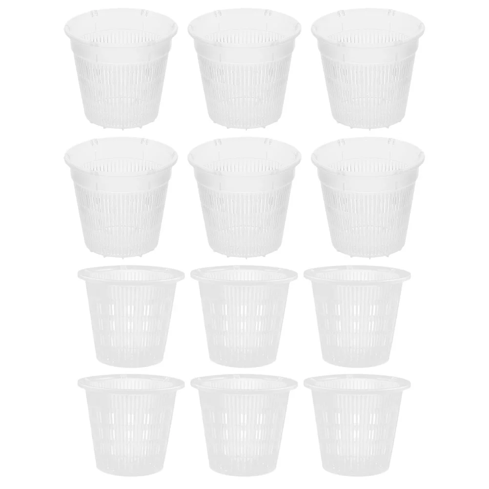 

Pot Potsorchid Planter Nurserycontainer Flower Clear Succulent Planting Bonsaiflowerpots Desktop Flowerpot Hole Drainage
