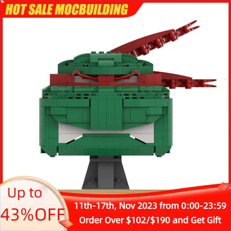 

Anime Action Toy Turtles Bricks Raph Assemble Building Blocks MOC DIY Toys for Children