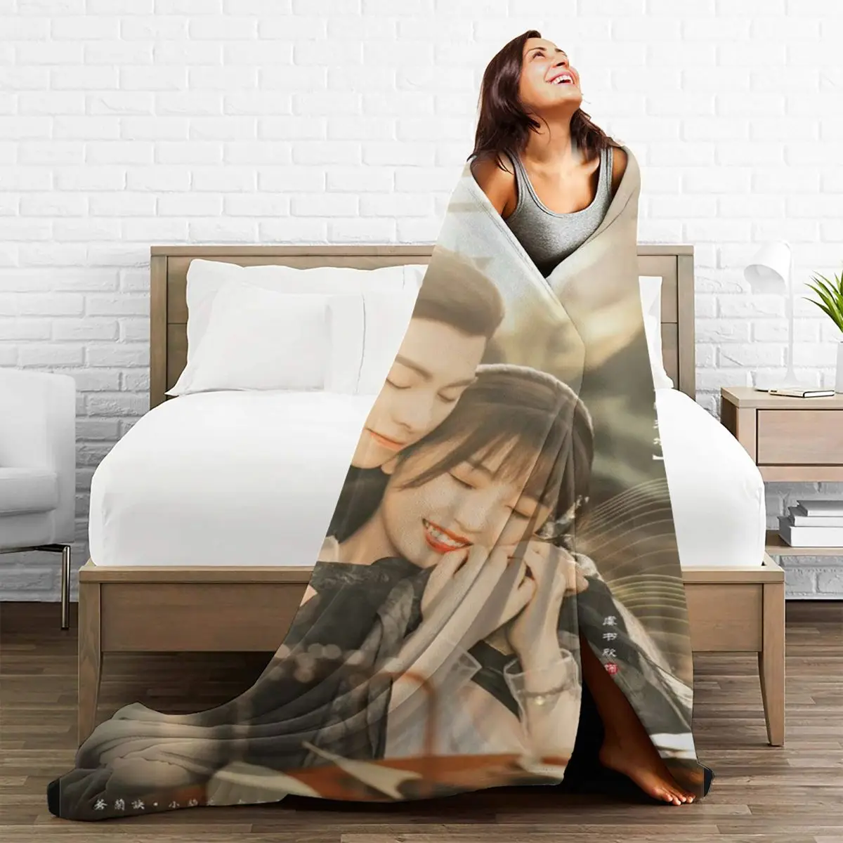 Одеяло любовь между феями и дьяволом чехол для дивана Фланелевое теплое одеяло