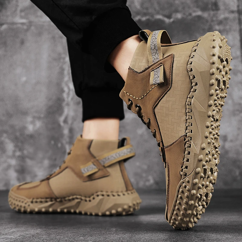 Fall Golf Training Shoes Men's Outdoor Walking Shoes Men's Nailless Comfort Golf Sneakers Men's Size 46 Non-Slip Golf Shoes