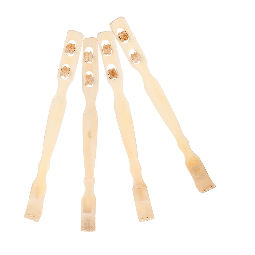 

Scratcher Woodenscratchersbody Hand Roller Handheldmanual Claw Stick Backscratchers Tool Elderlyhead Adults Massaging Men Self