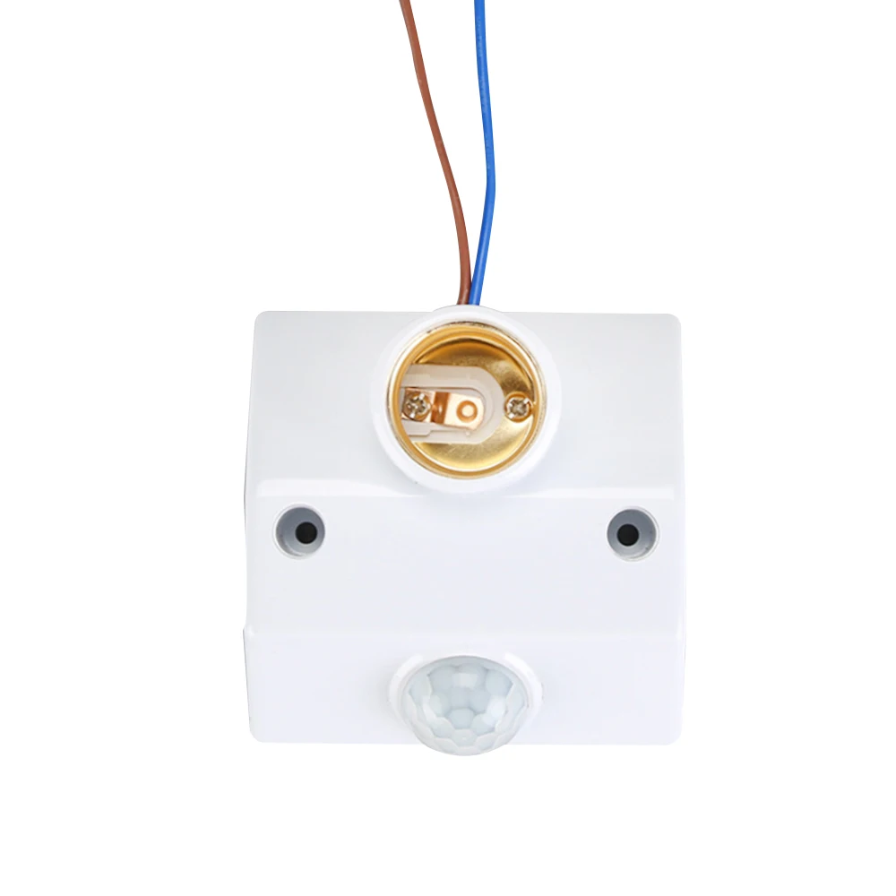 

1PC E27 Holder Socket PIR Infrared Motion Sensor LED Light Lamp Holder Light Socket