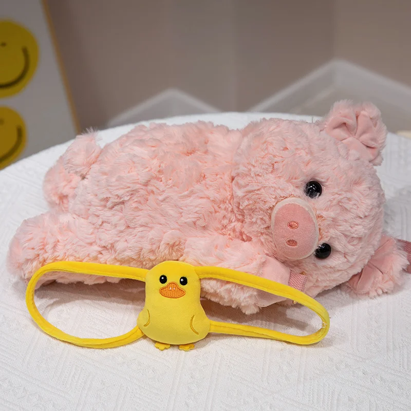 Милые плюшевые рюкзаки Highland с изображением коровы и животных плюшевая сумка