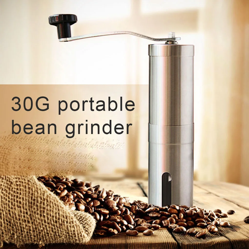 

Manual Coffee Grinder Hand Crank Adjustable Coarseness Stainless Steel Coffee Beans Pepper Grinding Tool