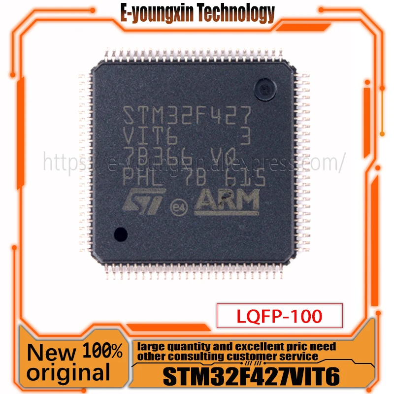

Новинка 100%, оригинальная Φ STM32F427VIT6 STM32F427, микроконтроллеры ARM-MCU 32B, ARM, флэш-память 2 Мб, ЦП 168 МГц