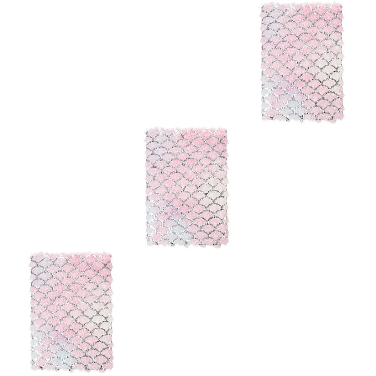 

3pcs School Lovely Note Book Daily Use Writing Book Cartoon Plush Notebook Girl Accessory
