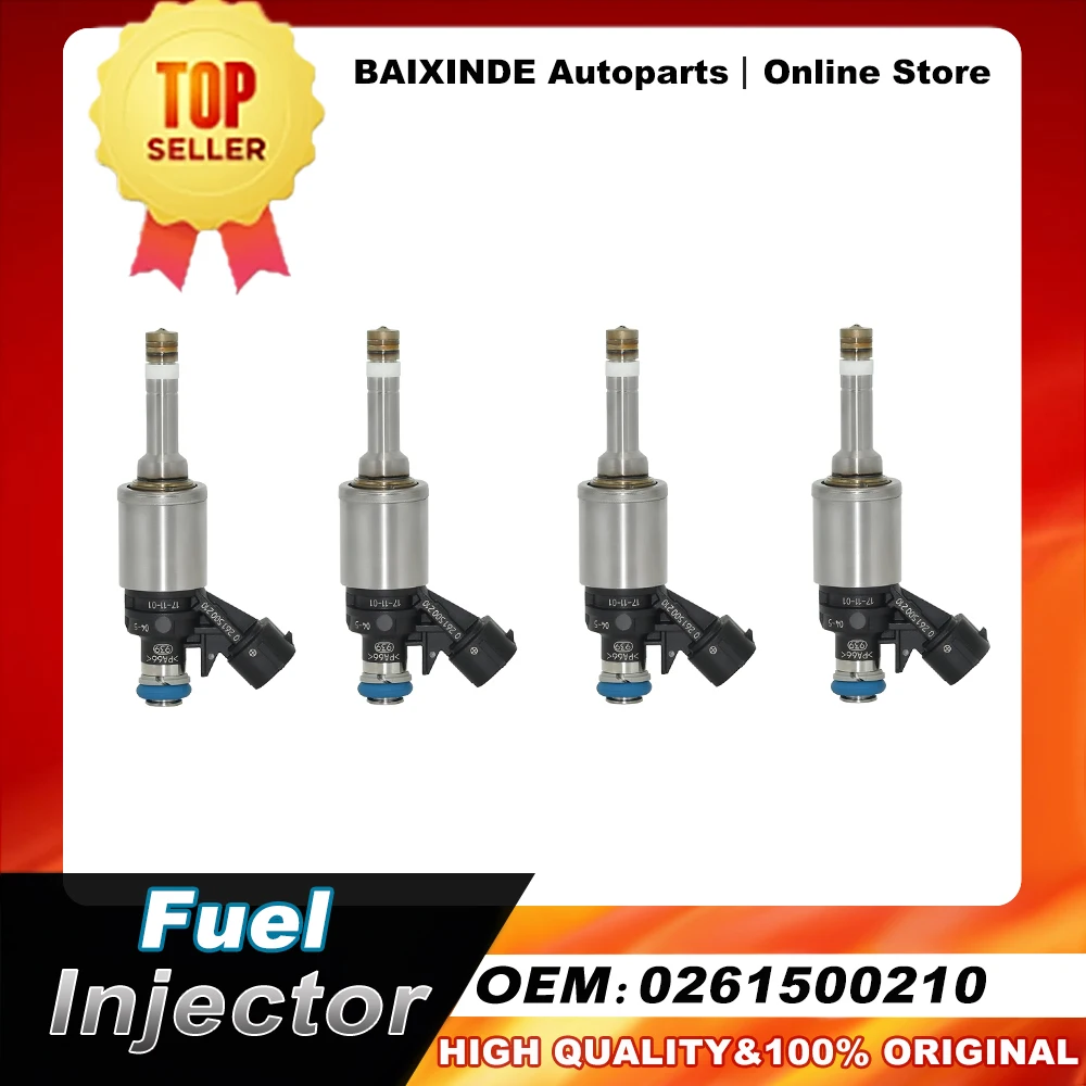 

1/4PCS OEM 0261500210 Fuel Injector Nozzle For Renault Espace For Nissan Pulsar Auto Accessories