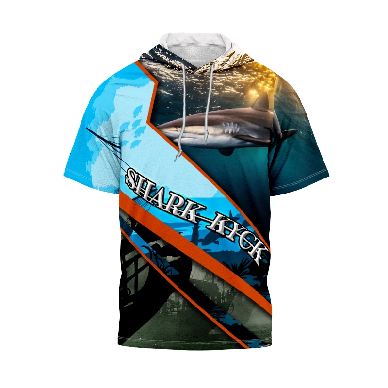 

Jaws 2022 New Summer Design Men's And Women's T-shirt Hoodies Short Sleeve Fashion Trend 3D Printing Personality Casual Wear