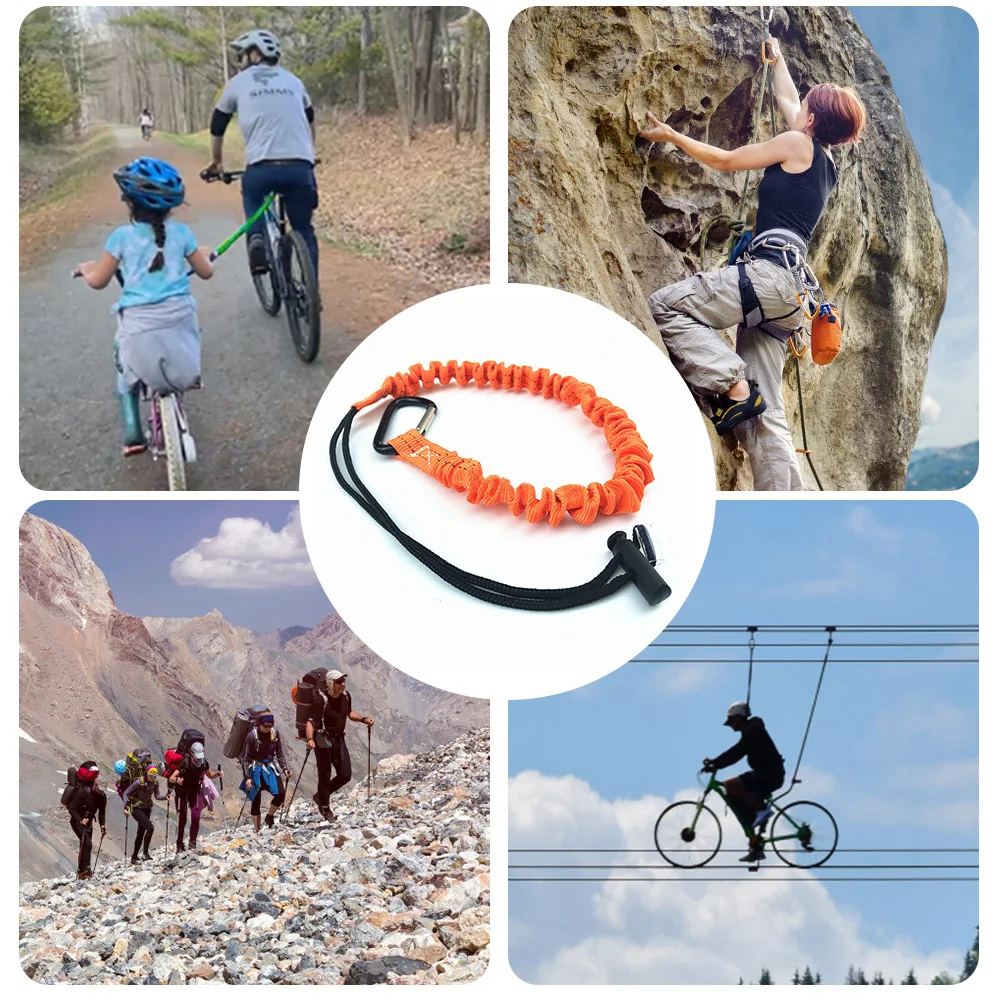 

Bicycle Traction Rope Mountain MTB Bike Parent-Child Nylon Stretch Pull Strap for Traval Hiking Convenience Tools