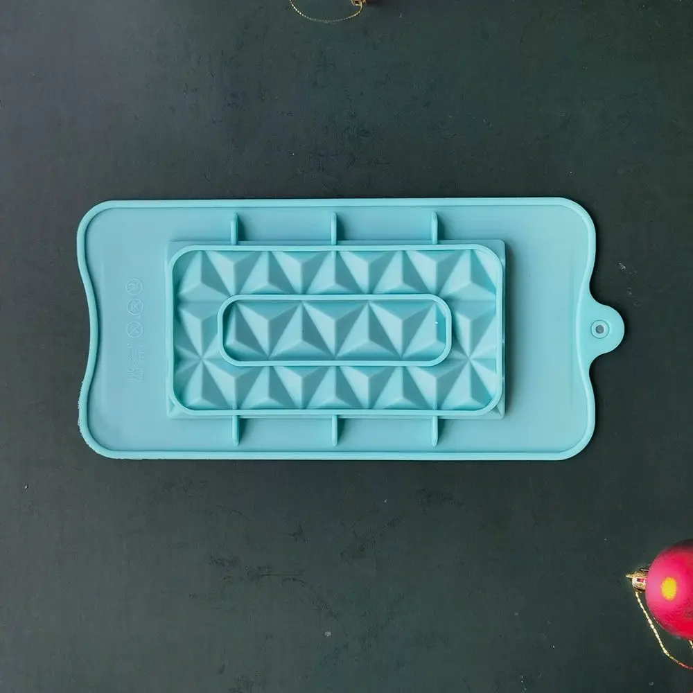 

Whole Block Chocolate Mold Silicone Mould For Triangle Shaped 3D DIY Cake Decorate Jelly Candy Kitchen Baking Tools
